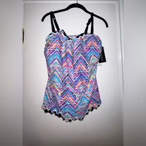 Profile by gottex Colored 2 piece tankini